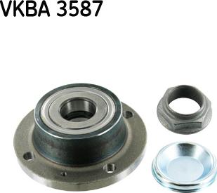 SKF VKBA 3587 - Pyöränlaakerisarja onlydrive.pro