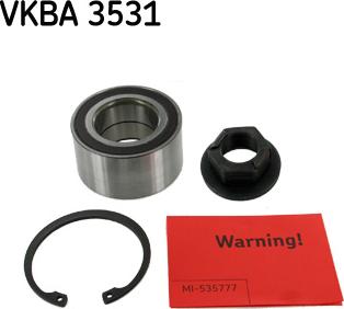 SKF VKBA 3531 - Rato guolio komplektas onlydrive.pro