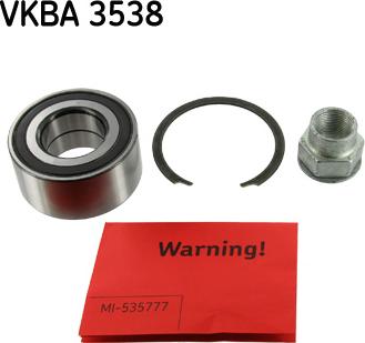 SKF VKBA 3538 - Bearing Kit, wheel hub onlydrive.pro