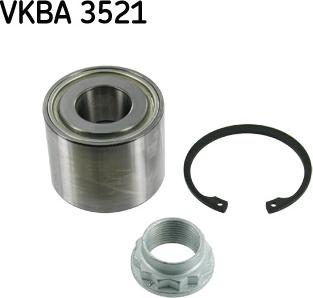 SKF VKBA 3521 - Bearing Kit, wheel hub onlydrive.pro