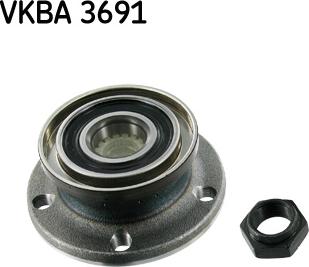 SKF VKBA 3691 - Bearing Kit, wheel hub onlydrive.pro