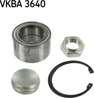 SKF VKBA 3640 - Bearing Kit, wheel hub onlydrive.pro