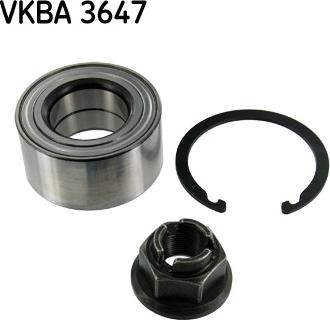 SKF VKBA 3647 - Комплект подшипника, ступицы колеса onlydrive.pro