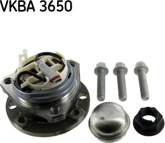SKF VKBA 3650 - Bearing Kit, wheel hub onlydrive.pro