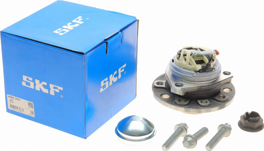 SKF VKBA 3651 - Комплект подшипника, ступицы колеса onlydrive.pro