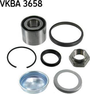 SKF VKBA 3658 - Pyöränlaakerisarja onlydrive.pro