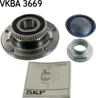 SKF VKBA 3669 - Комплект подшипника, ступицы колеса onlydrive.pro