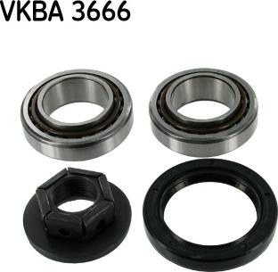 SKF VKBA 3666 - Комплект подшипника, ступицы колеса onlydrive.pro