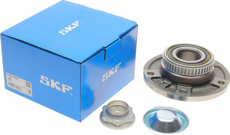 SKF VKBA 3667 - Комплект подшипника, ступицы колеса onlydrive.pro