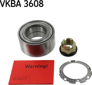 SKF VKBA 3608 - Комплект подшипника, ступицы колеса onlydrive.pro