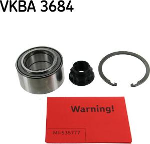 SKF VKBA 3684 - Rattalaagrikomplekt onlydrive.pro