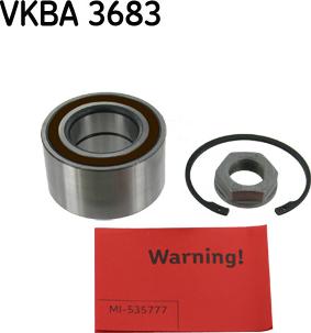 SKF VKBA 3683 - Bearing Kit, wheel hub onlydrive.pro