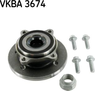 SKF VKBA 3674 - Bearing Kit, wheel hub onlydrive.pro