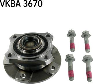 SKF VKBA 3670 - Комплект подшипника, ступицы колеса onlydrive.pro