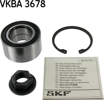 SKF VKBA 3678 - Pyöränlaakerisarja onlydrive.pro