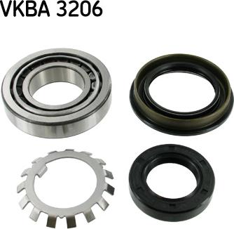 SKF VKBA 3206 - Комплект подшипника, ступицы колеса onlydrive.pro