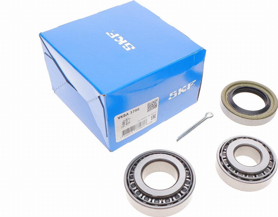 SKF VKBA 3796 - Комплект подшипника, ступицы колеса onlydrive.pro