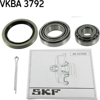 SKF VKBA 3792 - Bearing Kit, wheel hub onlydrive.pro