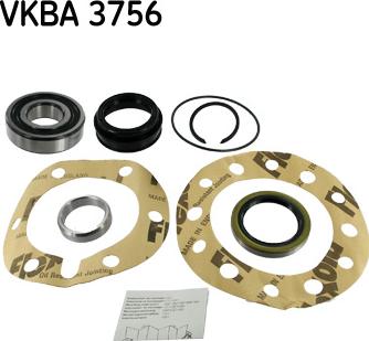 SKF VKBA 3756 - Bearing Kit, wheel hub onlydrive.pro