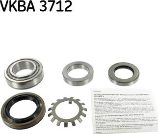 SKF VKBA 3712 - Bearing Kit, wheel hub onlydrive.pro