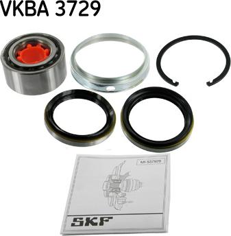 SKF VKBA 3729 - Комплект подшипника, ступицы колеса onlydrive.pro