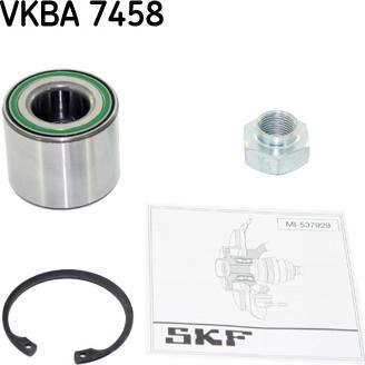 SKF VKBA 7458 - Bearing Kit, wheel hub onlydrive.pro