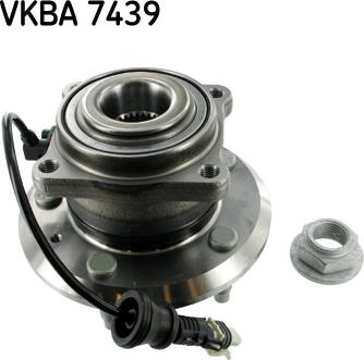 SKF VKBA 7439 - Bearing Kit, wheel hub onlydrive.pro