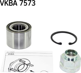 SKF VKBA 7573 - Bearing Kit, wheel hub onlydrive.pro