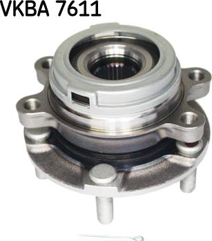 SKF VKBA 7611 - Комплект подшипника, ступицы колеса onlydrive.pro