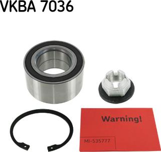 SKF VKBA 7036 - Bearing Kit, wheel hub onlydrive.pro