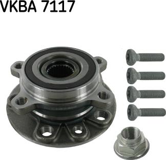 SKF VKBA 7117 - Bearing Kit, wheel hub onlydrive.pro