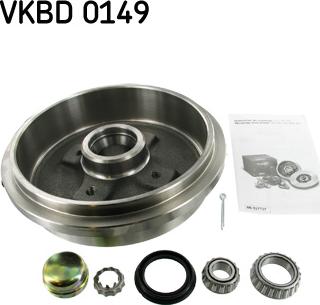SKF VKBD 0149 - Brake Drum onlydrive.pro