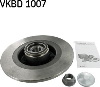 SKF VKBD 1007 - Brake Disc onlydrive.pro