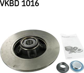 SKF VKBD 1016 - Brake Disc onlydrive.pro