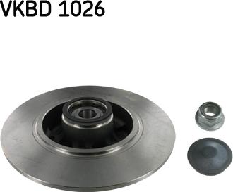 SKF VKBD 1026 - Тормозной диск onlydrive.pro