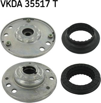 SKF VKDA 35517 T - Опора стойки амортизатора, подушка onlydrive.pro