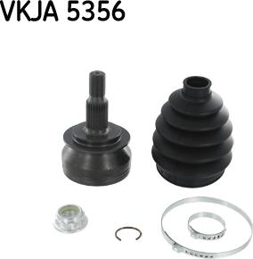 SKF VKJA 5356 - Šarnīru komplekts, Piedziņas vārpsta onlydrive.pro