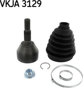 SKF VKJA 3129 - Nivelsarja, vetoakseli onlydrive.pro