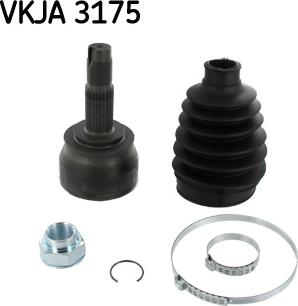 SKF VKJA 3175 - Šarnīru komplekts, Piedziņas vārpsta onlydrive.pro