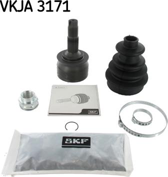 SKF VKJA 3171 - Шарнирный комплект, ШРУС, приводной вал onlydrive.pro