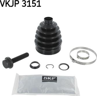 SKF VKJP 3151 - Gofruotoji membrana, kardaninis velenas onlydrive.pro