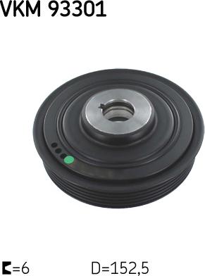 SKF VKM 93301 - Шкив коленчатого вала onlydrive.pro