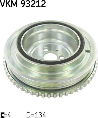 SKF VKM 93212 - Belt Pulley, crankshaft onlydrive.pro