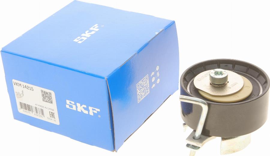 SKF VKM 14215 - Spriegotājrullītis, Gāzu sadales mehānisma piedziņas siksna onlydrive.pro