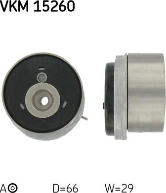 SKF VKM 15260 - Kiristysrulla, hammashihnat onlydrive.pro