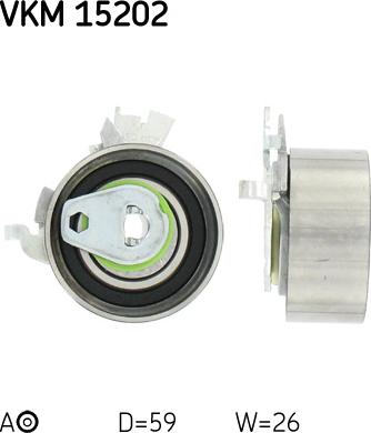 SKF VKM 15202 - Pingutusrull,Hammasrihm onlydrive.pro