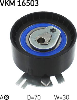 SKF VKM 16503 - Tensioner Pulley, timing belt onlydrive.pro