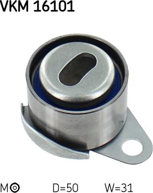 SKF VKM 16101 - Tensioner Pulley, timing belt onlydrive.pro