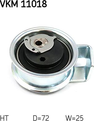 SKF VKM 11018 - Tensioner Pulley, timing belt onlydrive.pro