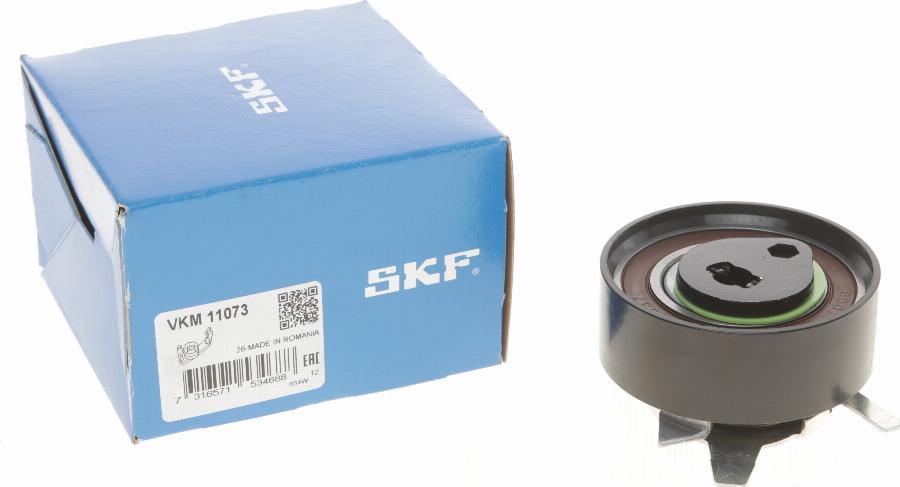 SKF VKM 11073 - Spriegotājrullītis, Gāzu sadales mehānisma piedziņas siksna onlydrive.pro